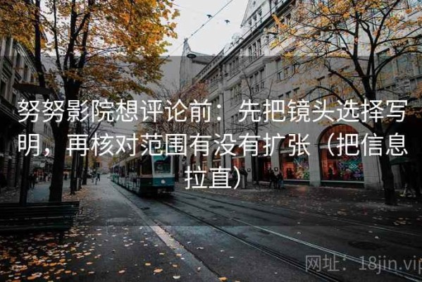 努努影院想评论前：先把镜头选择写明，再核对范围有没有扩张（把信息拉直）